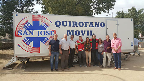 Quirofano movil en el campo